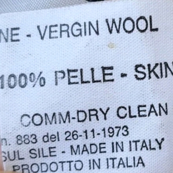 Tomaso Stefanelli Wool Coat Leather Sleeves Camel Italian Designer Sz XL 46 - Picture 13 of 14